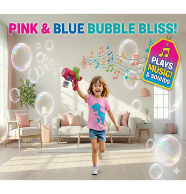 Kids Bubble Gun with Music & Sound Effects – Leak-..