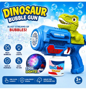 Kids Bubble Gun with Music & Sound Effects – Leak-..