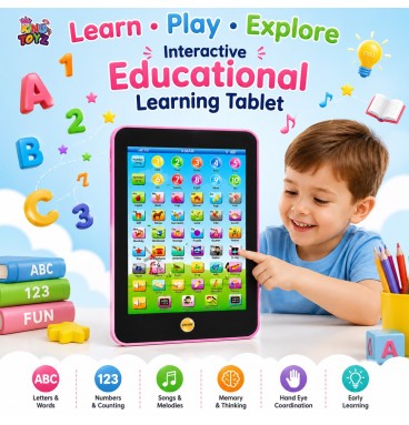 KINGTOYZ Educational Learning Tablet Toy for Kids ..