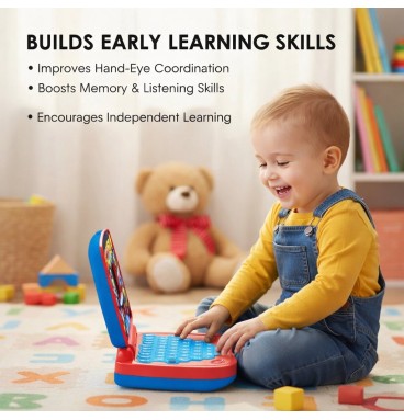 Battery Operated Educational Learning Laptop Toy w..