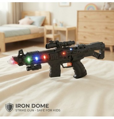 Battery Operated 3D Projection Strike Toy Gun with..