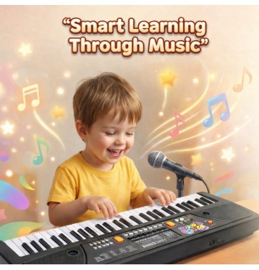 61-Key Electronic Piano Keyboard with Microphone &..