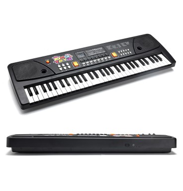 61-Key Electronic Piano Keyboard with Microphone &..