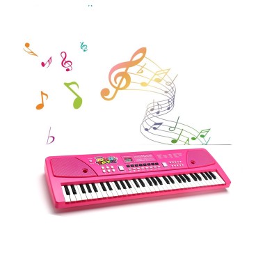 61-Key Electronic Piano Keyboard with Microphone &..