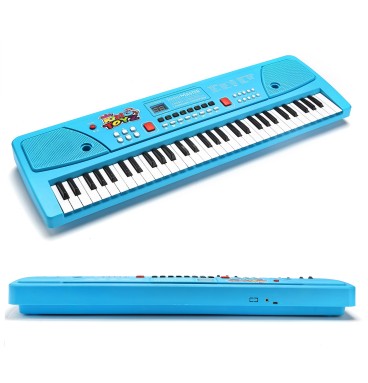 61-Key Electronic Piano Keyboard with Microphone &..