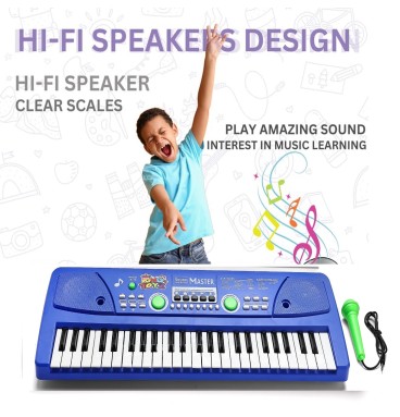 49-Key Electronic Keyboard Piano with Microphone |..