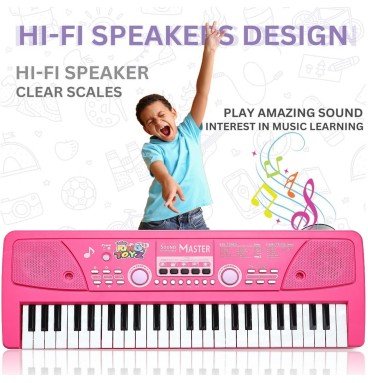 49-Key Electronic Keyboard Piano with Microphone |..