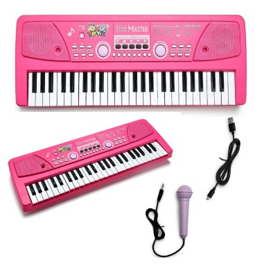 49-Key Electronic Keyboard Piano with Microphone |..
