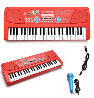 49-Key Electronic Keyboard Piano with Microphone |..