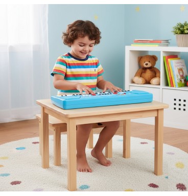 49-Key Electronic Keyboard Piano with Microphone |..