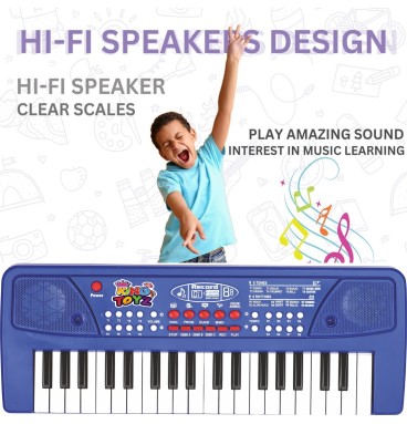 Kids Piano Keyboard with Microphone | 37 Keys Elec..