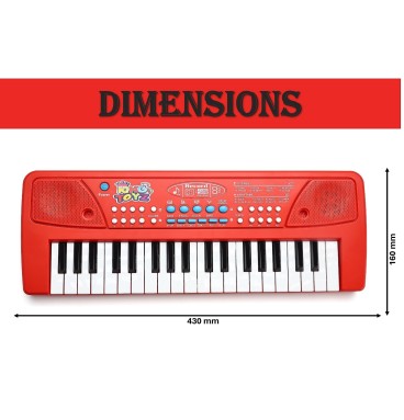37-Key Electronic Keyboard Piano with Microphone |..