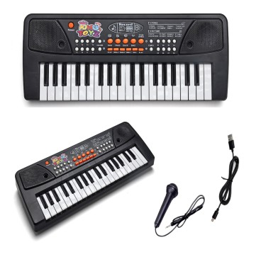 Kids Piano Keyboard with Microphone | 37 Keys Elec..