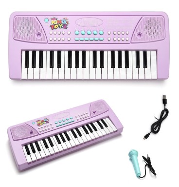 Kids Piano Keyboard with Microphone | 37 Keys Elec..