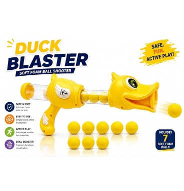Quack Blaster Gun Air-Powered Soft Ball Shooting T..