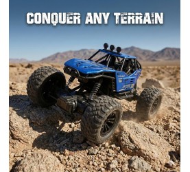 Remote Control Car for Kids with Mist Smoke Spray Function 2 WD Monster Truck Rock Crawler Climbing RC Toy Vehicle Car for Boys and Girls (Color as per stock)