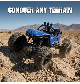 Remote Control Car for Kids with Mist Smoke Spray Function 2 WD Monster Truck Rock Crawler Climbing RC Toy Vehicle Car for Boys and Girls (Color as per stock)