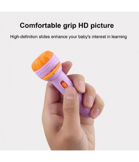 3 Slides 24 Patterns Mini Projector Torch Toy Slide Flashlight Projector Torch for Kids/Gifts/Toddlers 
