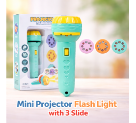 3 Slides 24 Patterns Mini Projector Torch Toy Slide Flashlight Projector Torch for Kids/Gifts/Toddlers 