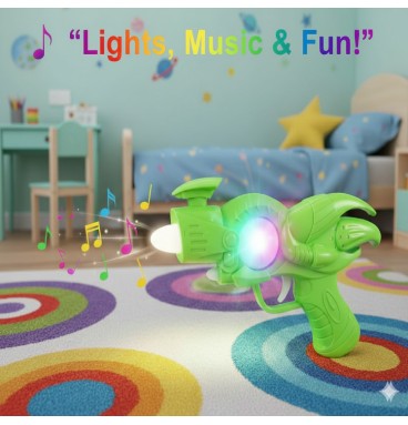 Cyber Shot Strike Gun – Rolling Light, amazing Sou..