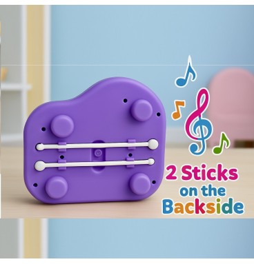 2-in-1 Kids Piano Xylophone | 5-Key Piano with Xyl..