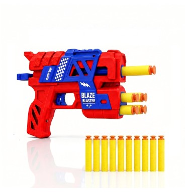 Blaze Blaster Gun x 1 Foam Dart x 10..