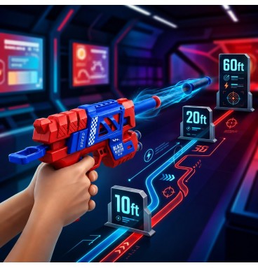 Blaze Blaster Gun x 1 Foam Dart x 10..